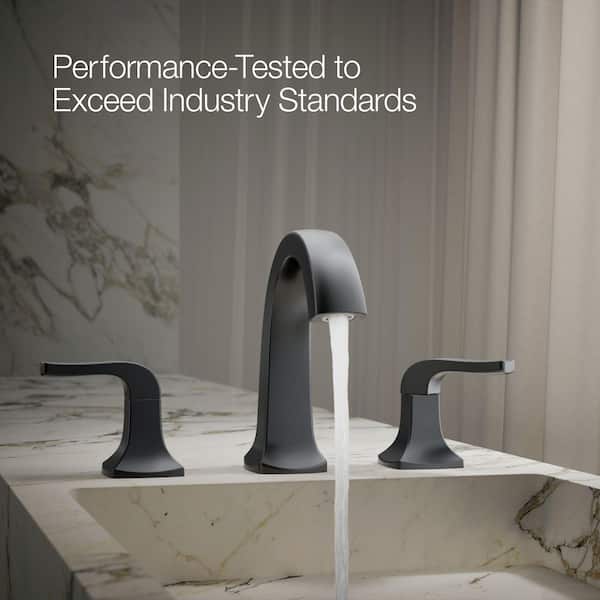KOHLER Rubicon 8 in. Widespread Double Handle High Arc Bathroom