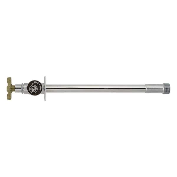 Everbilt 3/4 in. x 1/2 in. MHT x FIP 10 in. L Chrome-Plated Brass  Anti-Siphon Frost Free Sillcock Valve 104-617EB - The Home Depot