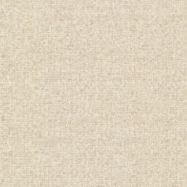 A-Street Prints Maia Gold Faux Linen Wallpaper Sample