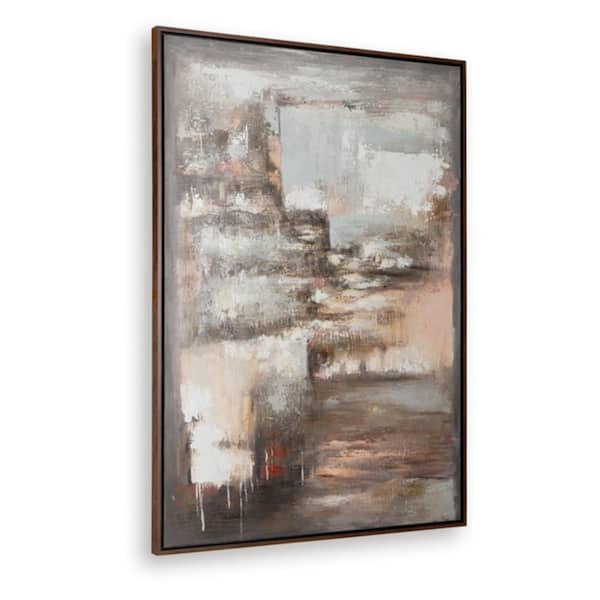 Signature DESIGN BY ASHLEY Floymour Framed Abstract Art Print 56
