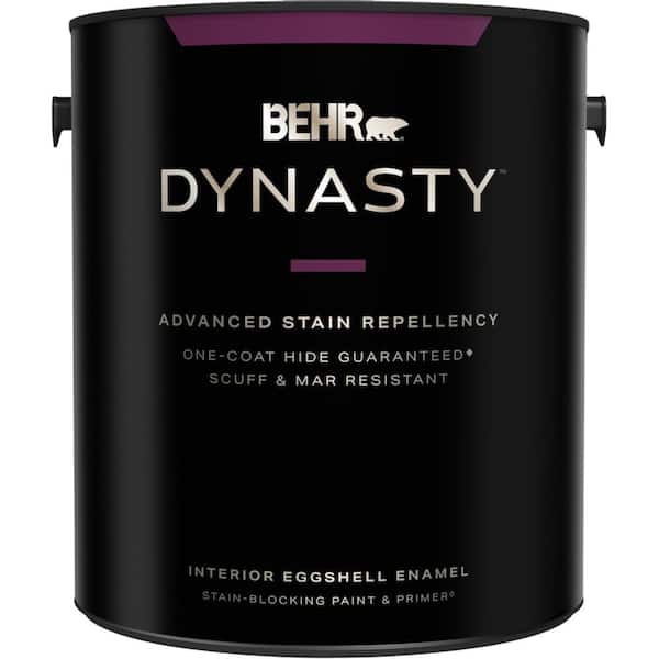 BEHR DYNASTY 1 gal. Medium Base Eggshell Enamel Interior Stain-Blocking Paint and Primer