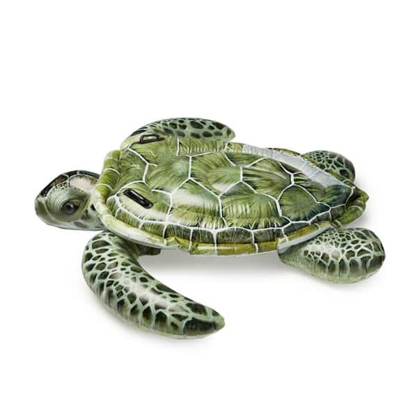 Intex 57555EP 75 inch Realistic Sea Turtle Swimming Pool Inflatable Ride On for sale online 