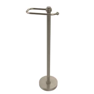 European Style Free Standing Toilet Paper Holder in Antique Pewter
