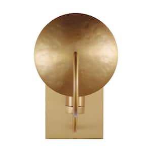 Whare 1-Light Burnished Brass Wall Sconce