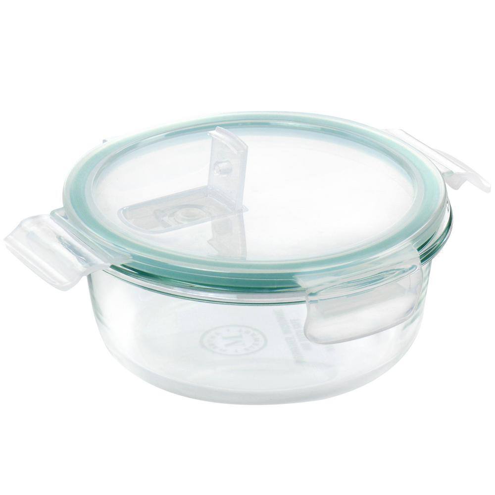 Blue Glass Stain-resistant Freezer Safe Bowl Set