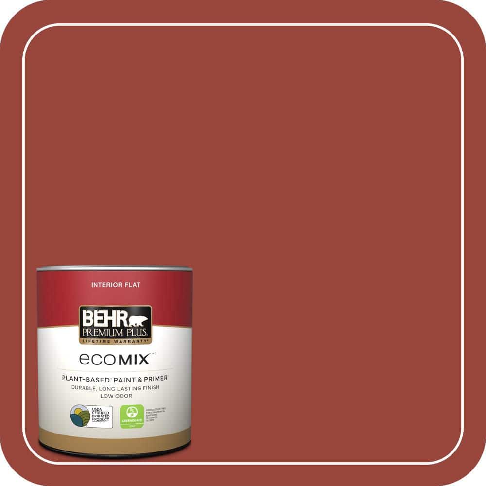 1 qt. #S-H-190 Antique Red Flat EcoMix Plant-Based Interior Paint & Primer price history on PriceWatchPro