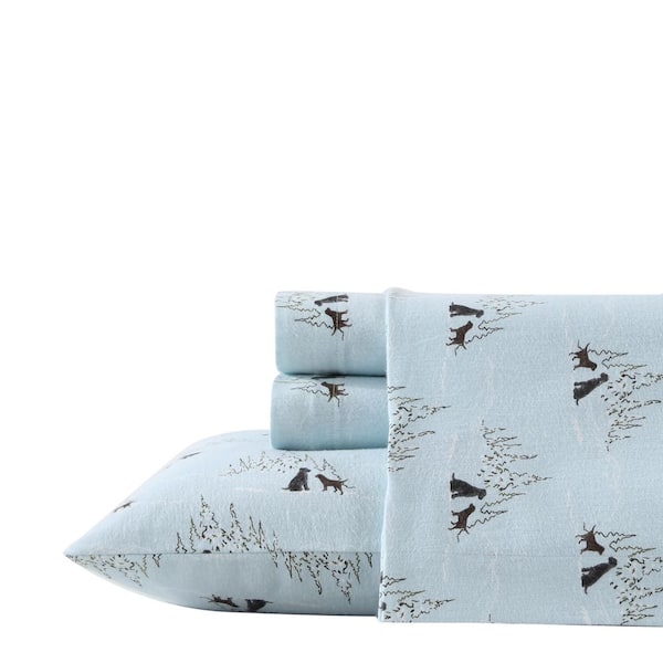 Eddie Bauer Printed Flannel Sheet Set