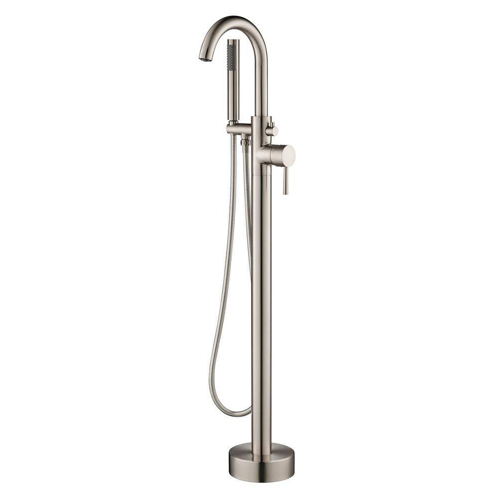 WOODBRIDGE SingleHandle Freestanding Floor Mount Tub Faucet Bathtub