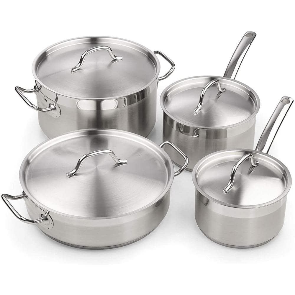 stainless steel cooks standard pot pan sets 02659 64 1000