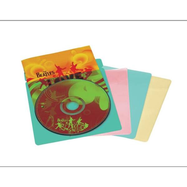 Atlantic Media Living 20 Colored Blue Red Yellow and Green CD Music Sleeves-DISCONTINUED