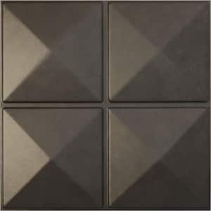 19-5/8-in W x 19-5/8-in H Richmond EnduraWall Decorative 3D Wall Panel Weathered Steel