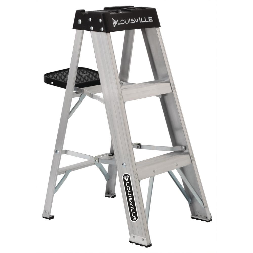 LOUISVILLE LADDER L-2032-03 3-FOOT ALUMINUM STEP LADDER