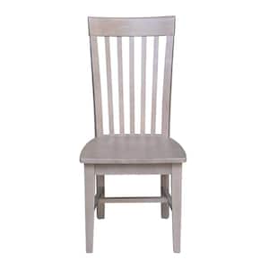 Tall Mission Weathered Taupe Gray Dining Chair (Set of 2)