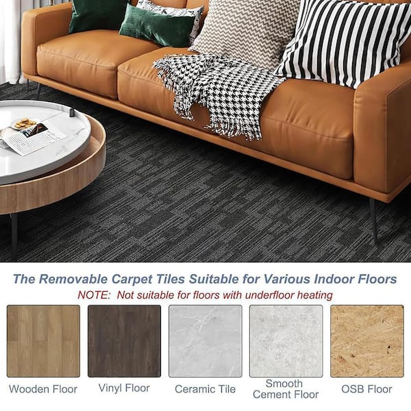 LITA Alps Dark Gray Commercial/Residential 24 in. x 24 in
