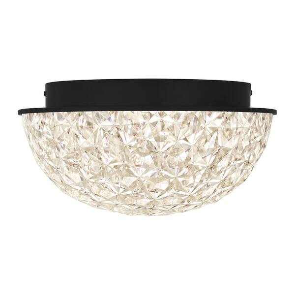 home depot flush mount crystal light