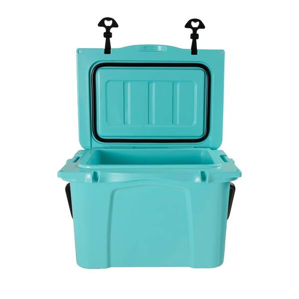 25 qt. Portable Cooler, Insulated Hard Cooler with Bottle Opener