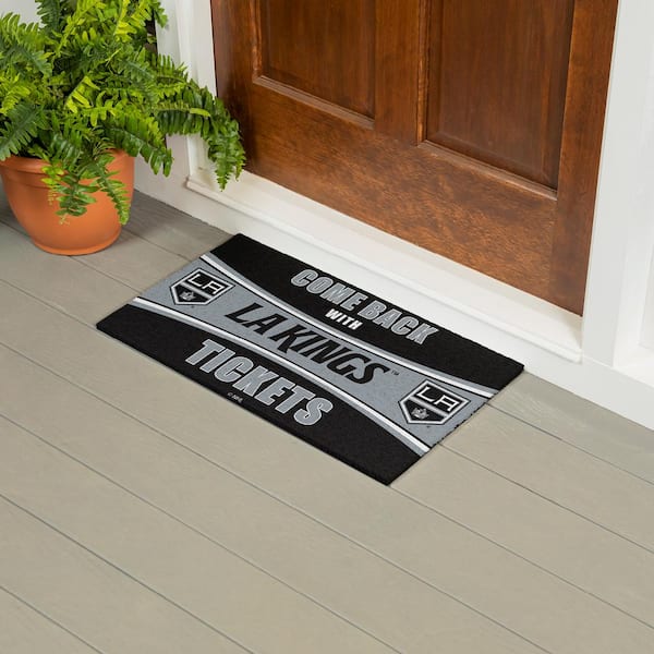 Evergreen Los Angeles Kings 28 in. x 16 in. PVC "Come Back With Tickets" Trapper Door Mat