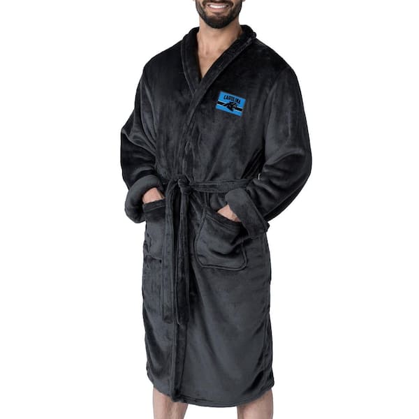 THE NORTHWEST GROUP NFL Panthers Rollout Black L/XL Silk Touch Robes