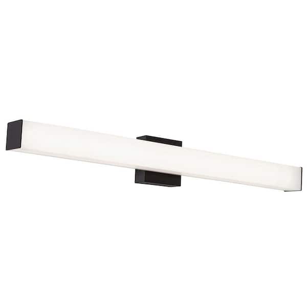 Tad 36.75 in. Black LED Vanity Light Bar