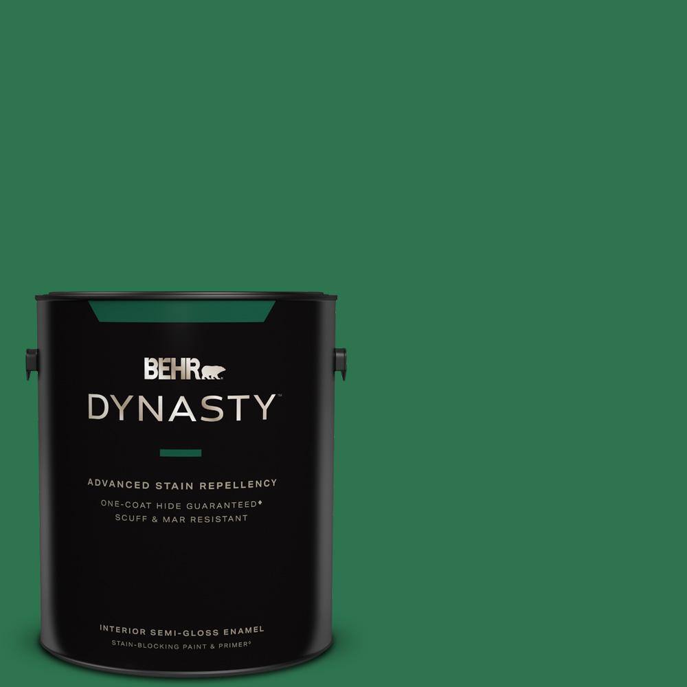 BEHR DYNASTY 1 gal. P4207 Crown Jewel SemiGloss Enamel Interior