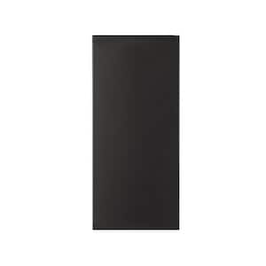 Vegas 1-Light 4.75 in. Powder Coated Black Outdoor Wall Lantern Sconce Frosted