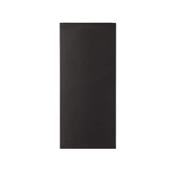 Millennium Lighting Vegas 1-Light 4.75 in. Powder Coated Black Outdoor Wall Lantern Sconce Frosted