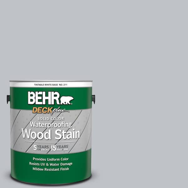 BEHR DECKplus 1 gal. #N510-2 Galactic Tint Solid Color Waterproofing Exterior Wood Stain