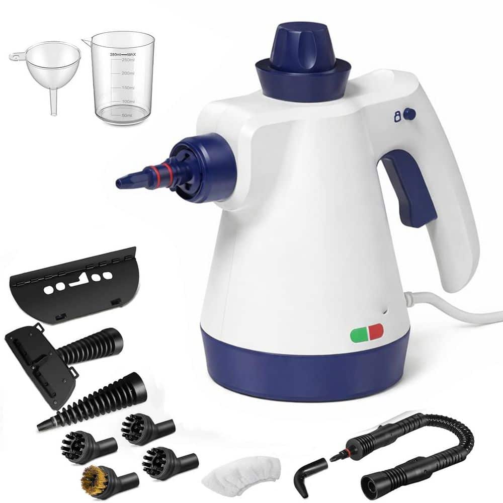 1050W Corded Multi-Surface Steam Cleaner with Safety Lock, Chemical-Free Steam for Home, Car, Bathroom, White price history on PriceWatchPro