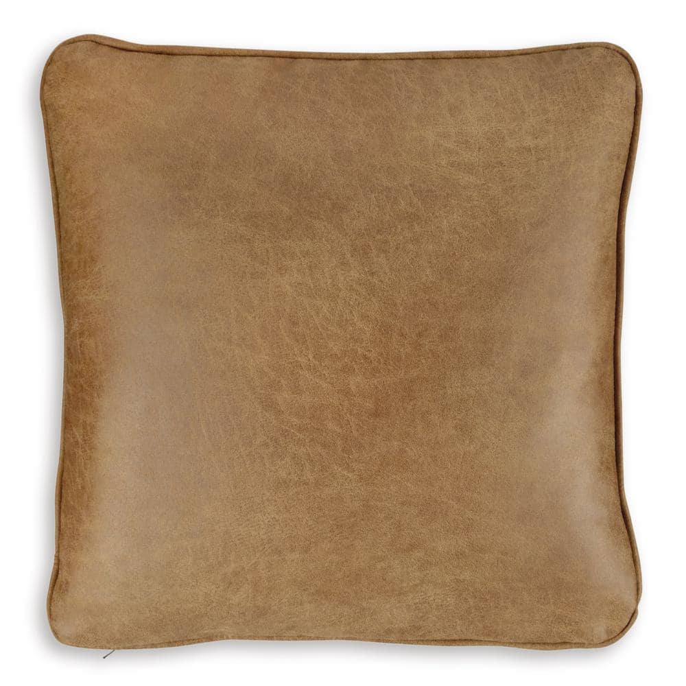 Cortnie Brown Solid Polyester 20 in. L x 20 in. W Pillow