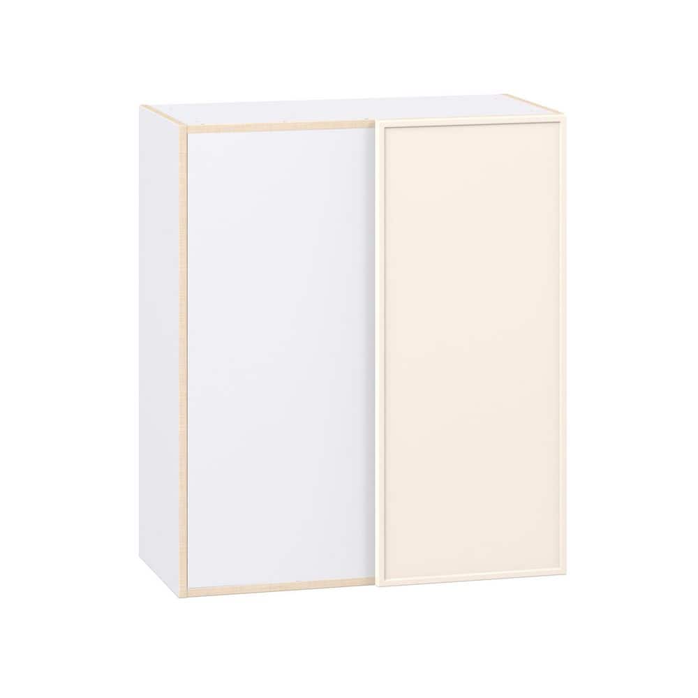 Fairview 30 in. W x 14 in. D x 35 in. H Slim Shaker Assembled Wall Blindcorner Left Kitchen Cabinet in Washed Linen price history on PriceWatchPro