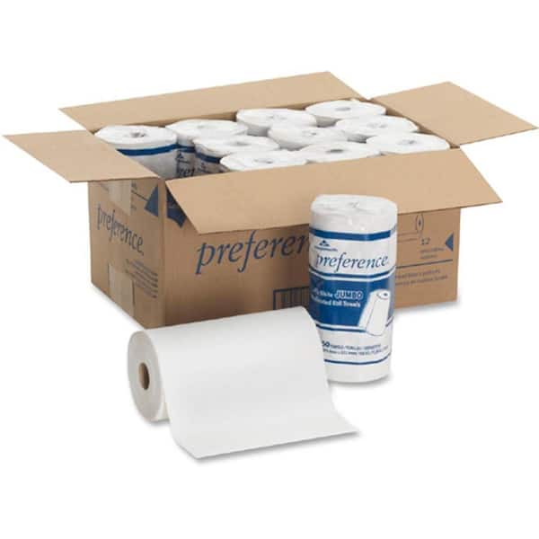 Coastwide Professional Jumbo Kitchen Roll Paper Towels, 2-Ply, 27.9 x 21.5, 250 Sheets/Roll, 12 Rolls/Carton