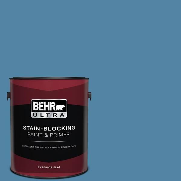 BEHR ULTRA 1 gal. #M500-4 Hemisphere Flat Exterior Paint & Primer