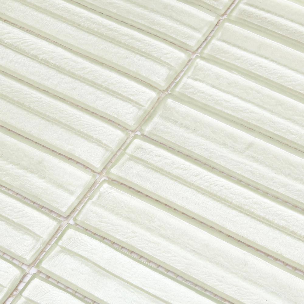 Tara Beige Polished Glass Mosaic Wall Tile