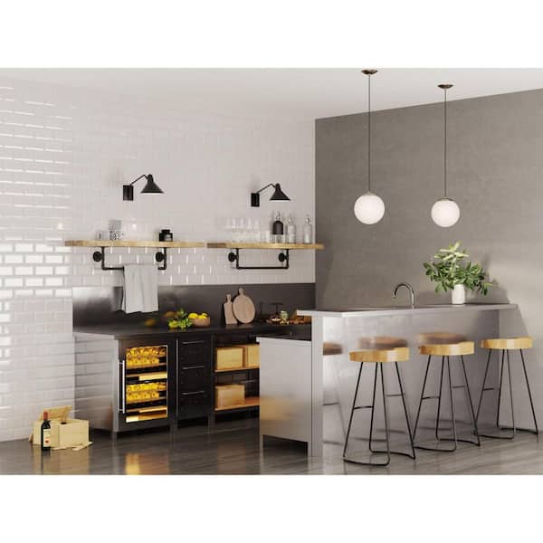 Progress Lighting Atwell Collection Brushed Nickel and Opal Glass Globe Medium Hanging Pendant Light