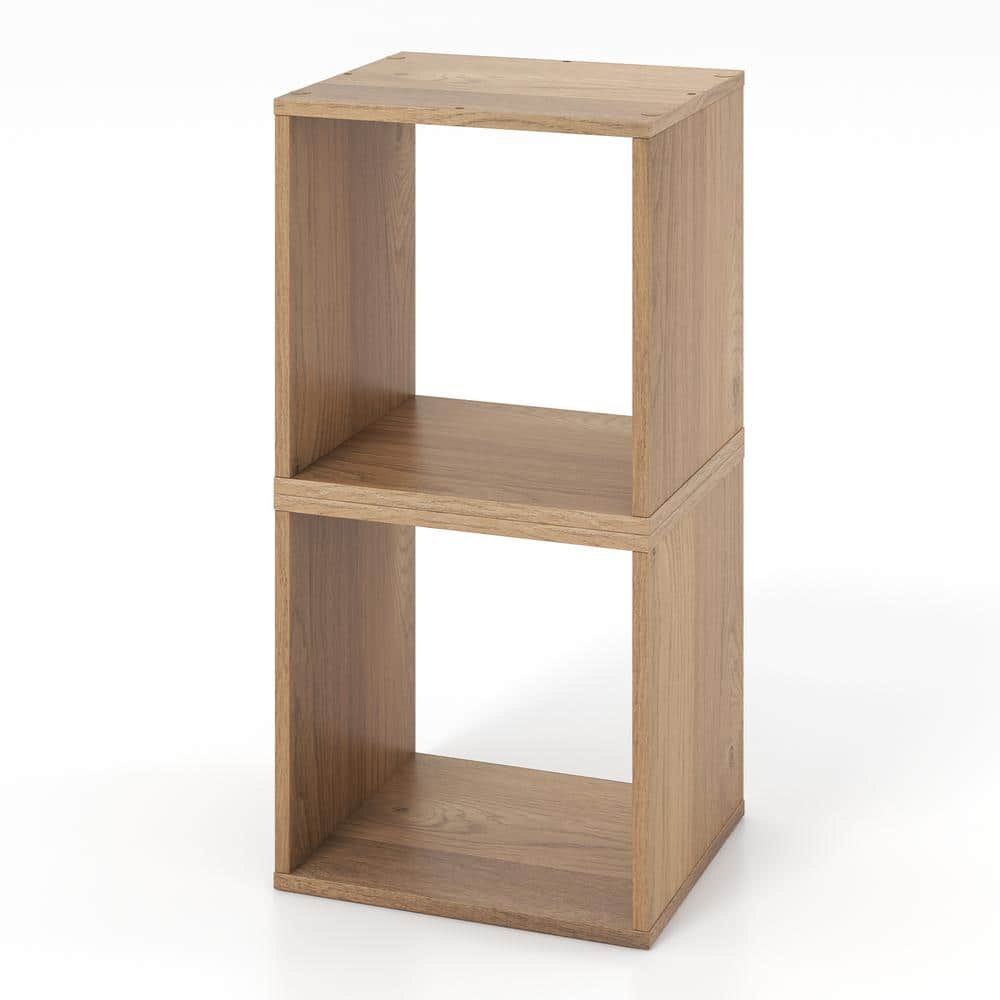Stackable shelves wood discount