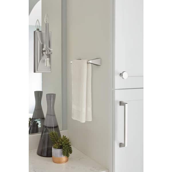 Blackrock 9 in. Wall Mounted Towel Bar in Brushed Nickel