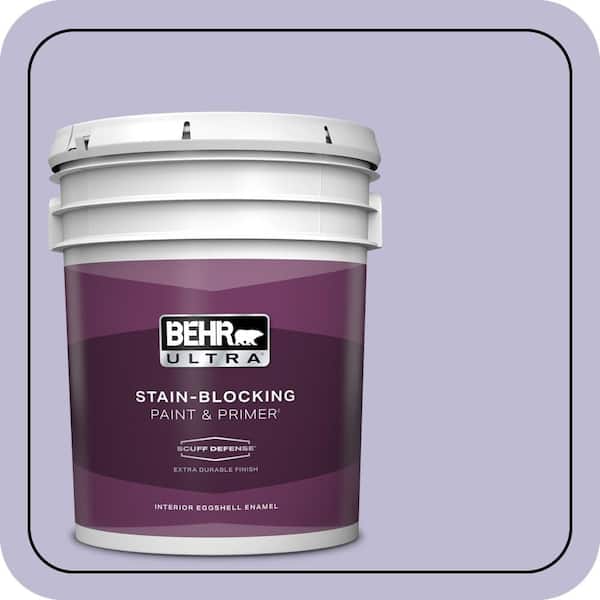 BEHR ULTRA 5 gal. #640C-3 Twilight Pearl Extra Durable Eggshell Enamel Interior Paint & Primer