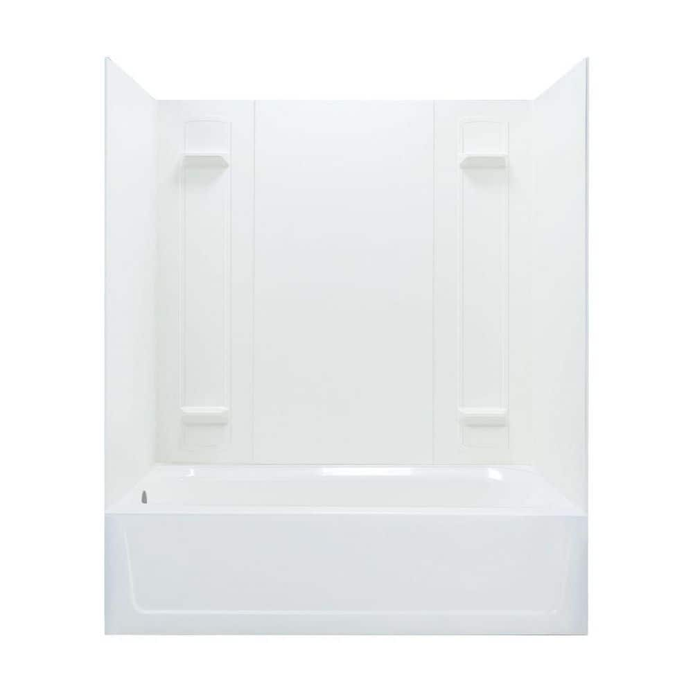 MUSTEE Durawall 60 In. L X 30 In. W X 72.75 In. H Rectangular Tub ...