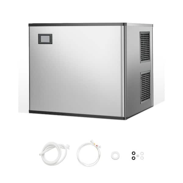 Commercial Ice Maker Machine Head 800 lbs. /24 h, 26 In. Stainless Steel Industrial Ice Machine, Self-Cleaning