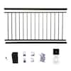 Aria Railing Powder Coated Aluminum Preassembled Deck Railing 36 In. X ...