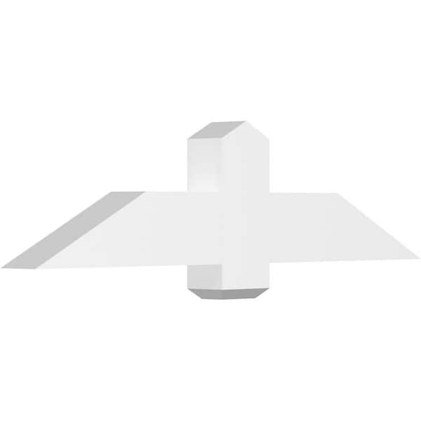 Ekena Millwork Eugene 48 in. W x 12 in. H x 4 in. D Signature Polyurethane Bracket