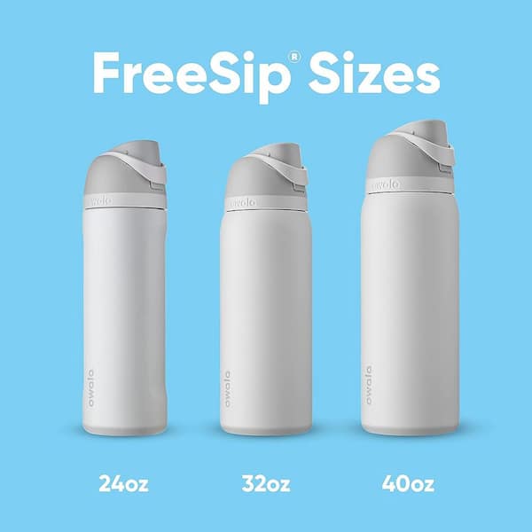 Aoibox 32 oz. Shy Marshmallow Stainless Steel Insulated Water Bottle (Set of 1)