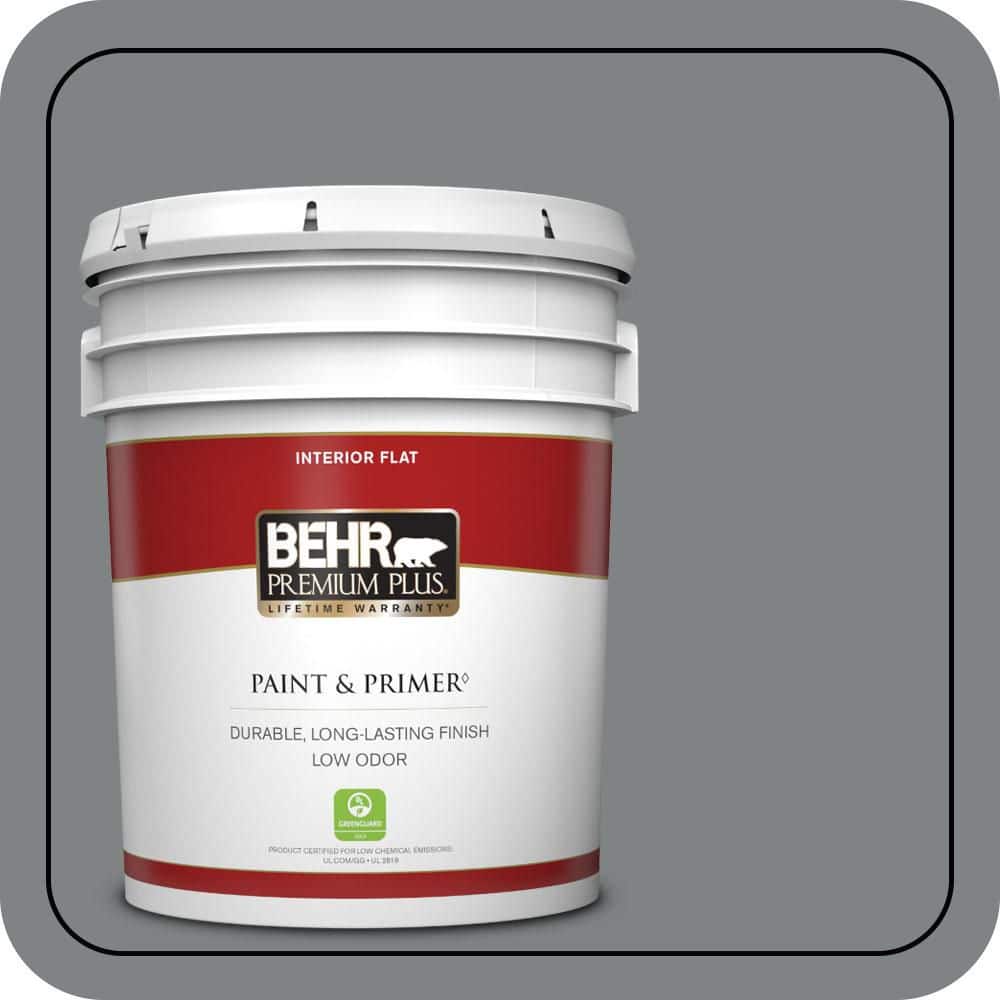5 gal. #PPU26-03 Legendary Gray Flat Low Odor Interior Paint & Primer price history on PriceWatchPro