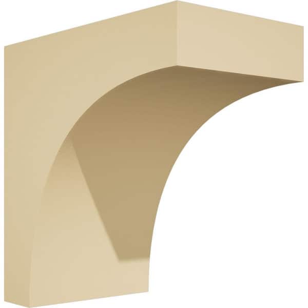 Ekena Millwork Huntington 3 1/2 in. x 6 in. x 6 in. Polyurethane Corbel