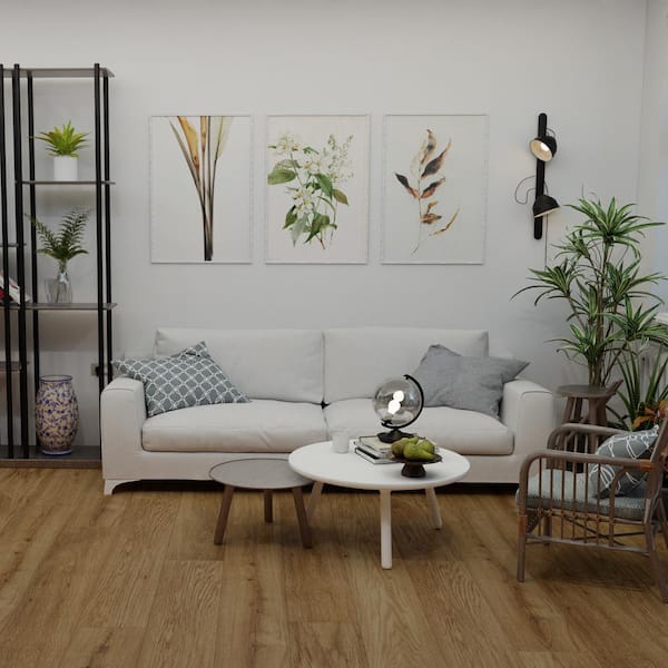 Briarwood Oak 12mm T x 7.6 W Waterproof Laminate Flooring (21.06 sq.ft./Case)