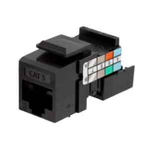 QuickPort CAT 5 Connector, Brown