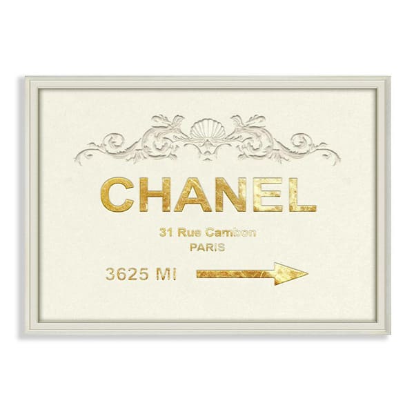 Stupell Industries Parisian Fashion Sign Distance from New York By Ziwei Li Unframed Print Abstract Wall Art 13 in. x 19 in.