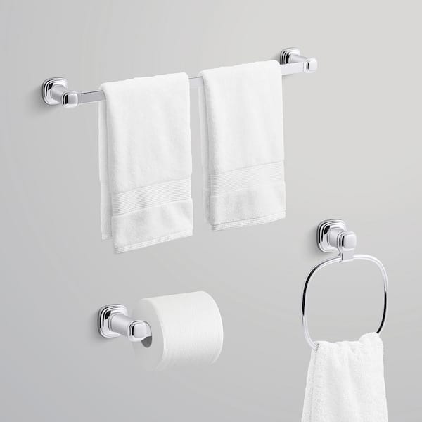 Numista 3-Piece Bath Hardware Set in Polished Chrome