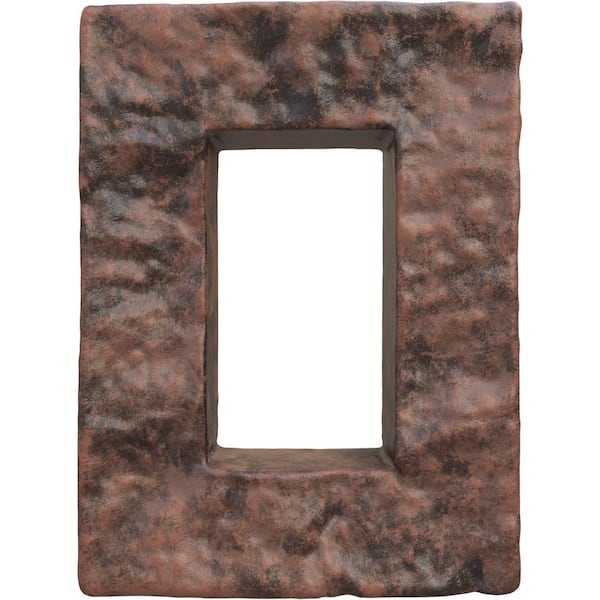 Ekena Millwork 4 in. x 7-7/8 in. Universal Electrical Cover for Stonewall Faux Stone Siding Panels