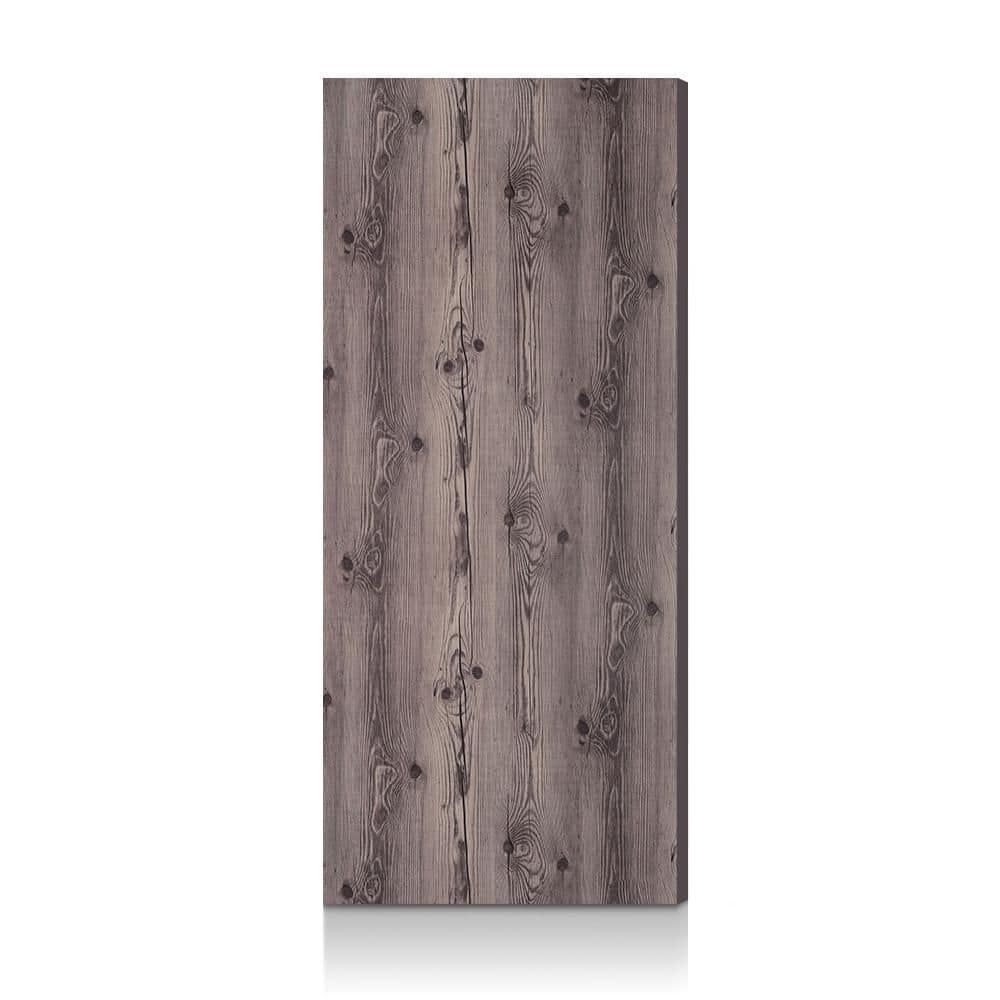 24 in. x 82 in. Weather Gray Texture Flush Hollow Core Composite Interior Door Slab price history on PriceWatchPro